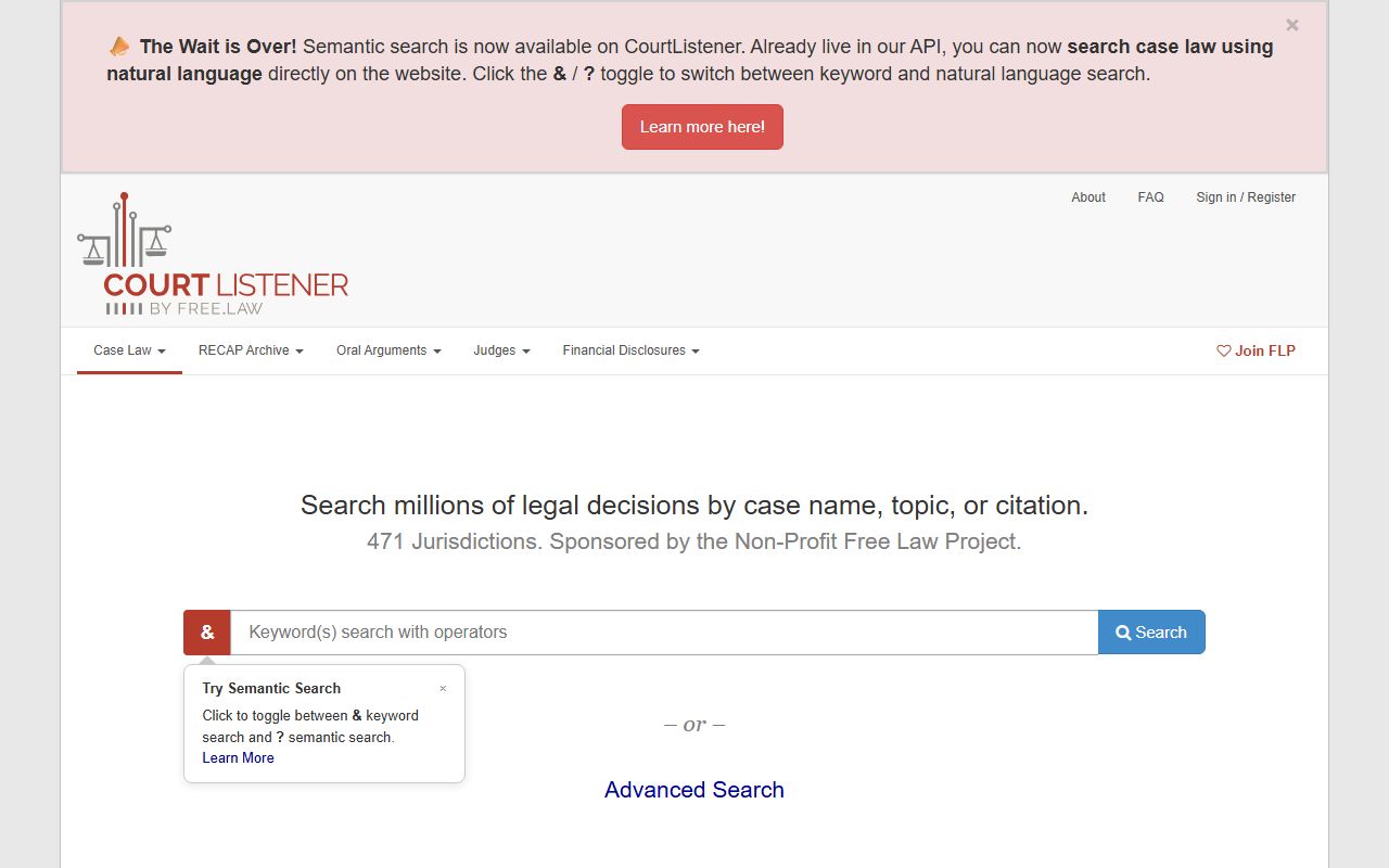 CourtListener free federal court records research for Westmoreland County